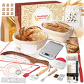 Starter Kit with Scale, Banneton Bread Proofing Basket, Sour Dough